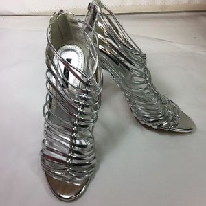 TATA Silver 3.5" heel Made in Italy